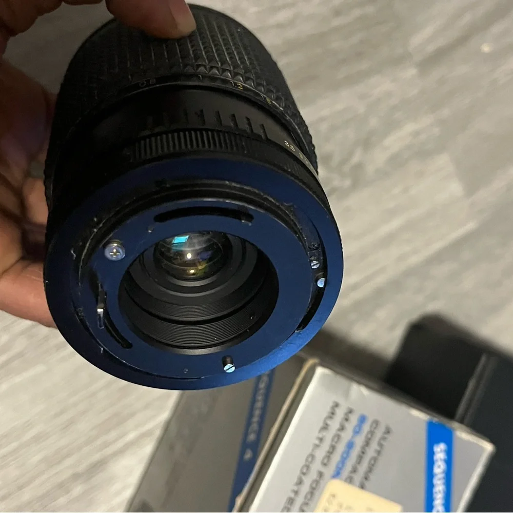 Black Camera Lens Kit with Carrying Case